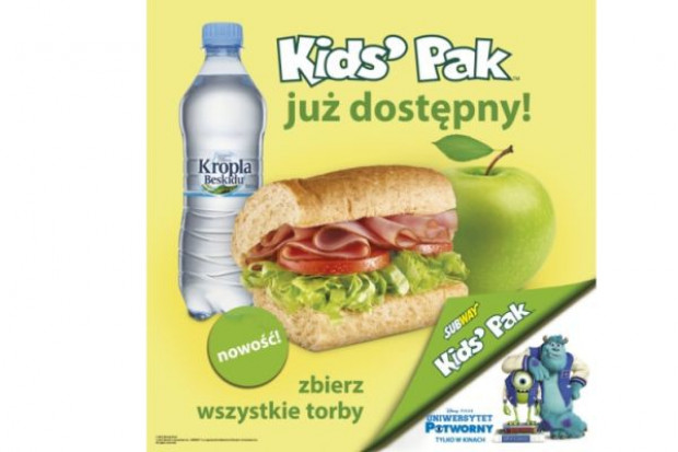 Subway chce przyciągnąć do lokali dzieci dzięki zestawom Kids pack