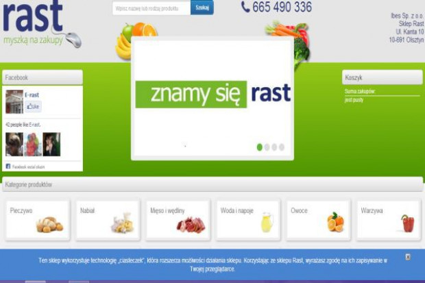 Rast rusza z e-sklepem
