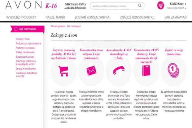 Avon ruszył ze sprzedażą intenetową
