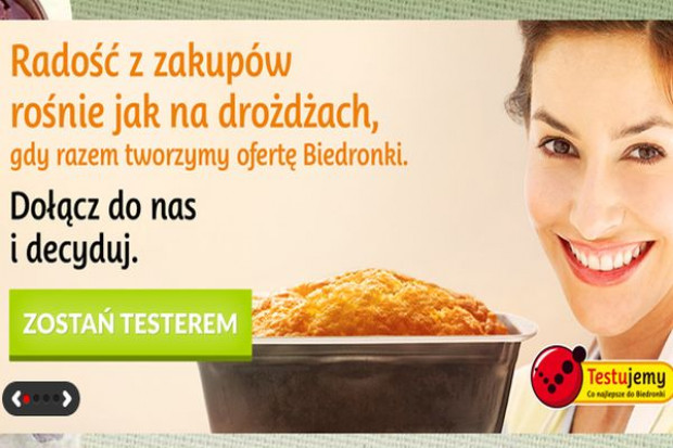 Biedronka chce testować nowe produkty na klientach