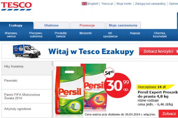 Milionowy klient usługi Tesco Ezakupy