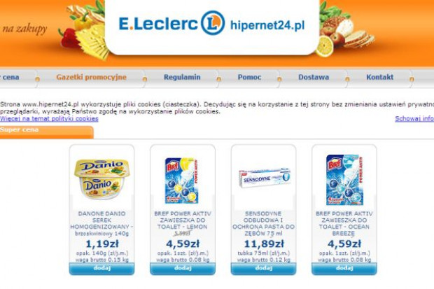 Leclerc wprowadza w Polsce usługę typu "click and collect"
