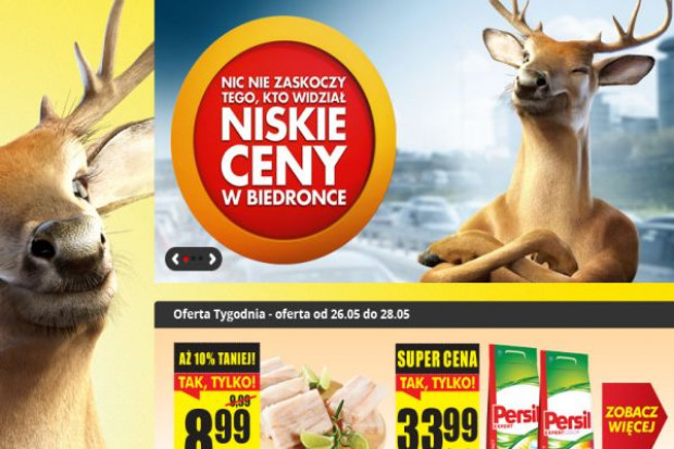 Biedronka w najnowszej kampanii ponownie o niskich cenach