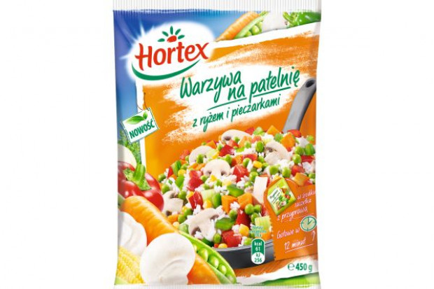 Hortex wprowadza Warzywa na patelnię z ryżem i pieczarkami