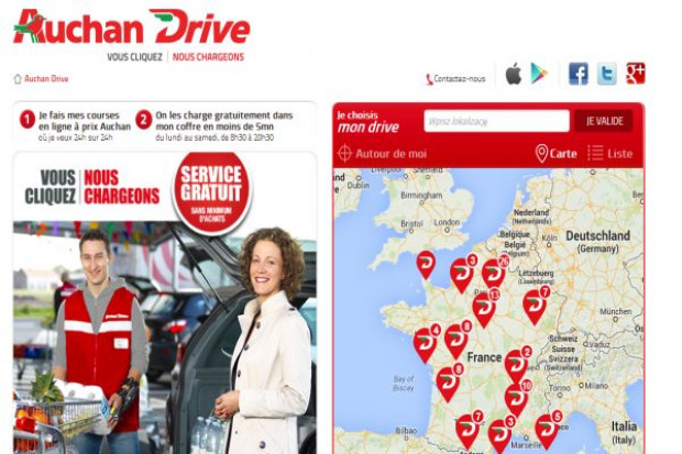 Auchan inwestuje w koncept Drive