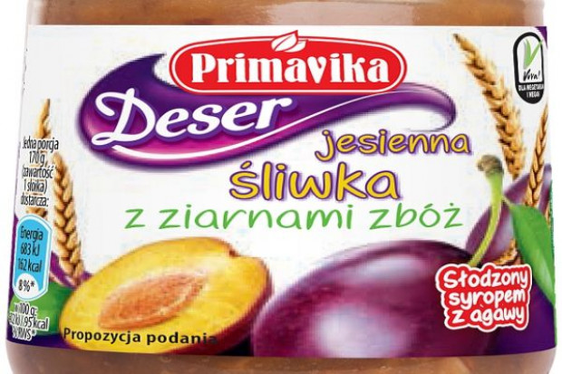 Deser Jesienna śliwka z ziarnami zbóż od Primaviki
