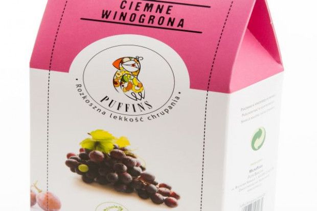 Puffingowane Ciemne Winogrona Puffins