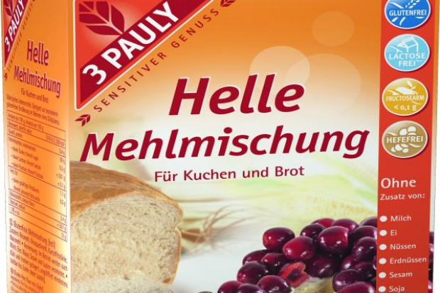 Bezglutenowa mieszkanka jasnych mąk marki 3 PAULY