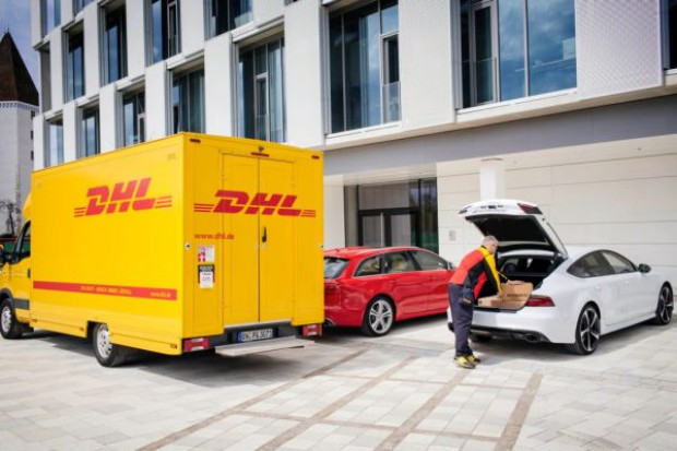 fot. DHL DHL Parcel, Amazon oraz Audi łącza siły - samochód będzie mobilnym punktem dostaw paczek