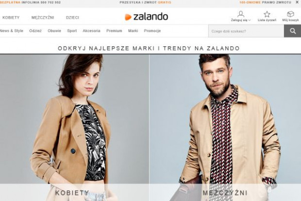 Zalando: Wartość sprzedaży na 1 klienta to 193 euro
