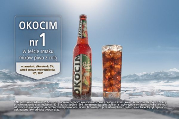 fot. materiały prasowe Nowy Okocim Radler Cola z limonką z kampanią telewizyjną