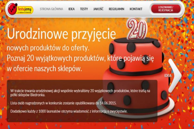 Stali dostawcy Biedronki wyprodukują nowości wybrane przez klientów w ramach akcji Testujemy