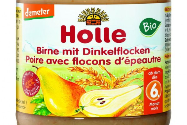 Fot. mat. pras. Deser gruszka i płatki orkiszowe BIO