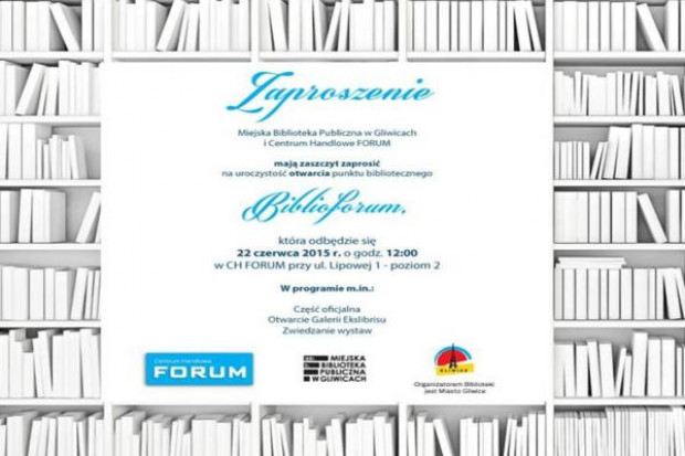 Fot. mat. pras. Biblioteka zagości w centrum handlowym