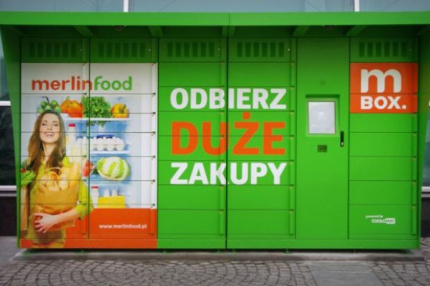 Merlinfood na razie dostarcza towar za pośrednictwem kurierów, fot. mat.pras. Ruszył wspólny projekt Merlina i Almy - sklep Merlinfood.pl na razie bez sieci lodówkomatów
