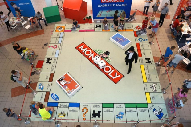 W Monopoly można zagrać w centrum handlowym, fot. mat.pras. Gra Monopoly wypromuje eventy w centrach handlowych