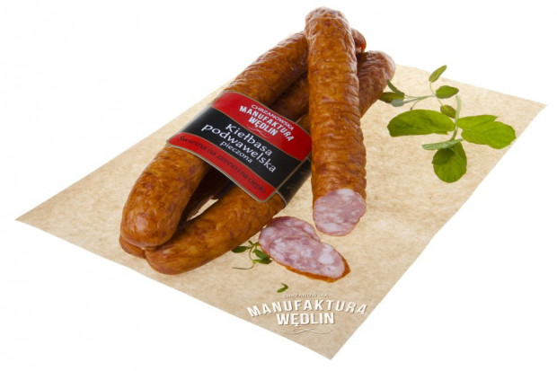 Podwawelska pieczona wzbogaca ofertę Chrzanowskiej Manufaktury Wędlin, fot. mat.pras. Kiełbasa podwawelska i toruńska pieczona - Wyroby znane i lubiane od Chrzanowskiej Manufaktury Wędlin
