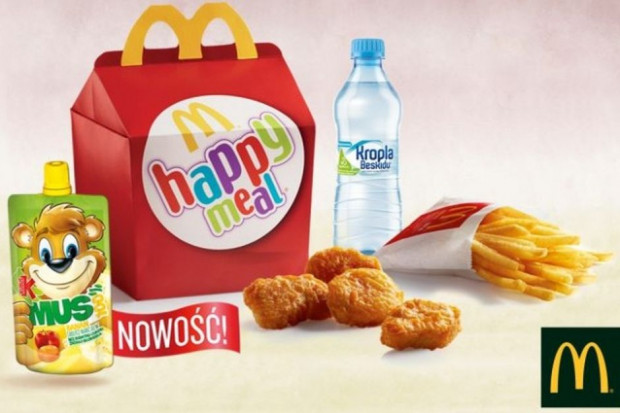 do zestawu Happy Meal dołączana jest przekąska Kubuś Mus, fot. McDonald's Polska Maspex dostawcą sieci McDonald's