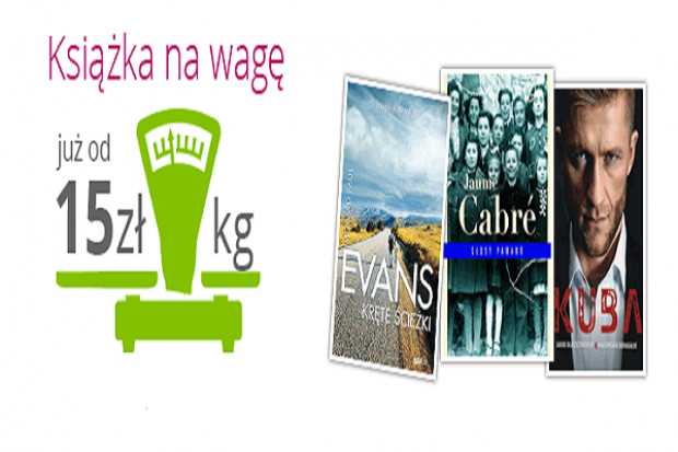 W akcji promocyjnej sklep oferuje ponad 11 tys. tytułów, fot. mat.pras. Ravelo.pl sprzedaje książki na wagę