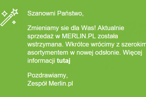 Merlin złożył wniosek o ogłoszenie upadłości