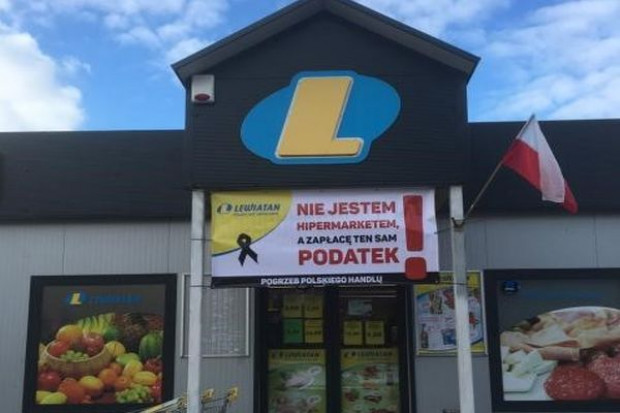 fot. materiały prasowe Lewiatan 3 tys. sklepów Lewiatan z banerami protestacyjnymi
