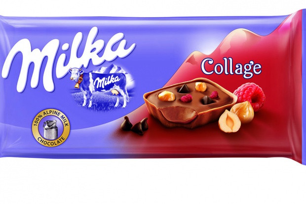 Milka Collage dostępna jest w dwóch wariantach smakowych. fot. mat. pras. Czekolady Milka Collage