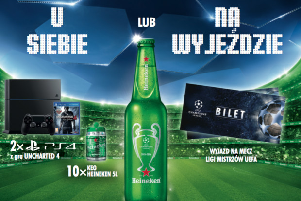 Heineken przygotował kampanię, w której codziennie można wygrać wyjazd na mecz Ligi Mistrzów, fot. mat.pras. Wyjazdy na mecze Ligi Mistrzów w loterii Heinekena