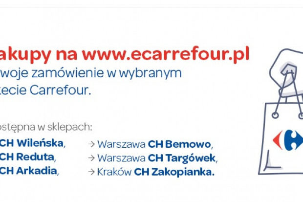 fot. Carrefour Usługa click&collect e-sklepu Carrefour już dostępna w Warszawie