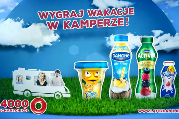 Fot. mat.pras. Danone promuje produkty pitne