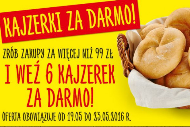 fot. biedronka.pl Nowa akcja Biedronki - Zrób zakupy za minimum 99 zł, a bułki otrzymasz gratis