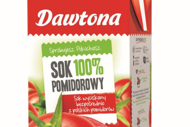 fot. materiały prasowe Sok pomidorowy 100% NFC od Dawtony