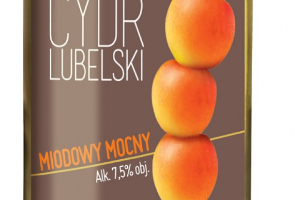 Fot. Ambra Cydr Lubelski Miodowy Mocny - pierwszy w Polsce mocny cydr