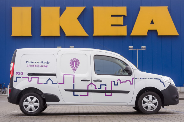 fot. materiały prasowe Klienci IKEA mogą wynająć samochody dostawcze w systemie Traficar