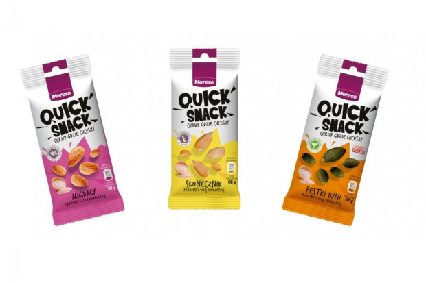 fot. materiały prasowe Nowa linia przekąsek Quick Snack od marki Moreso