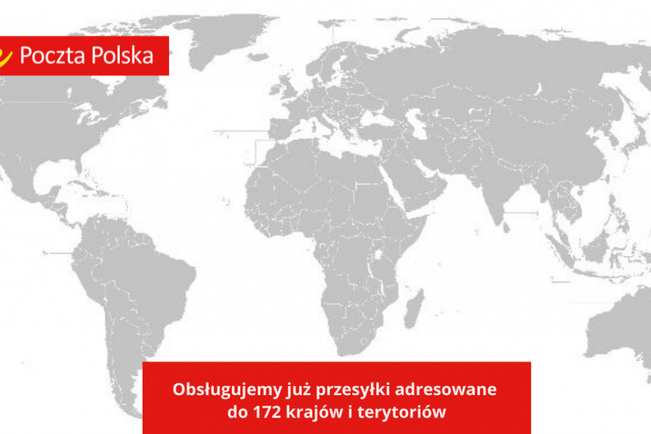 Poczta Polska wznawia nadawanie przesyłek do 20 krajów