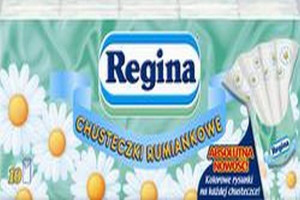 Chusteczki Regina z kolorowymi rysunkami