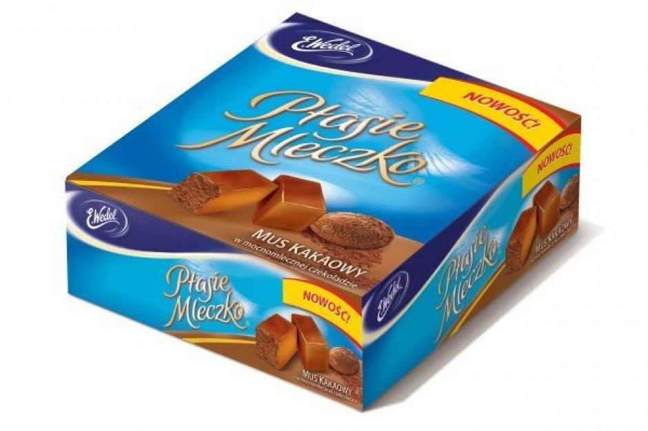 Nowe Ptasie Mleczko Mus Kakaowy w mocnomlecznej czekoladzie