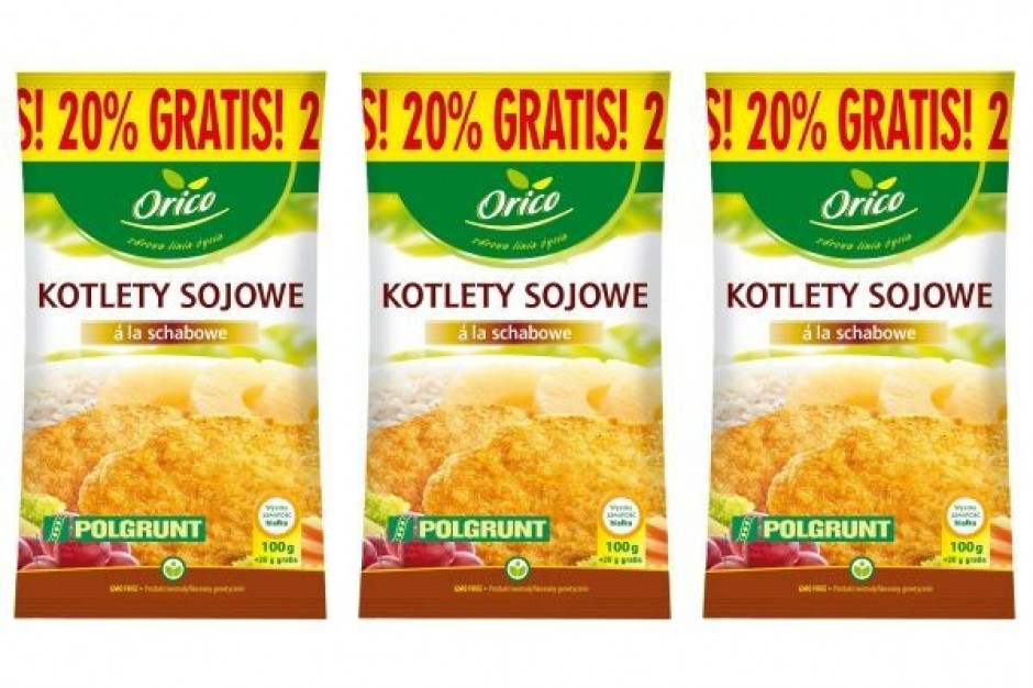 Orico odświeża opakowania kotletów sojowych