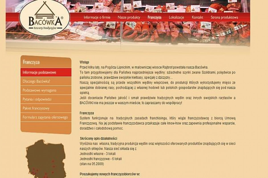 Smak Baca: Prosty system franczyzy przyciąga kontrahentów