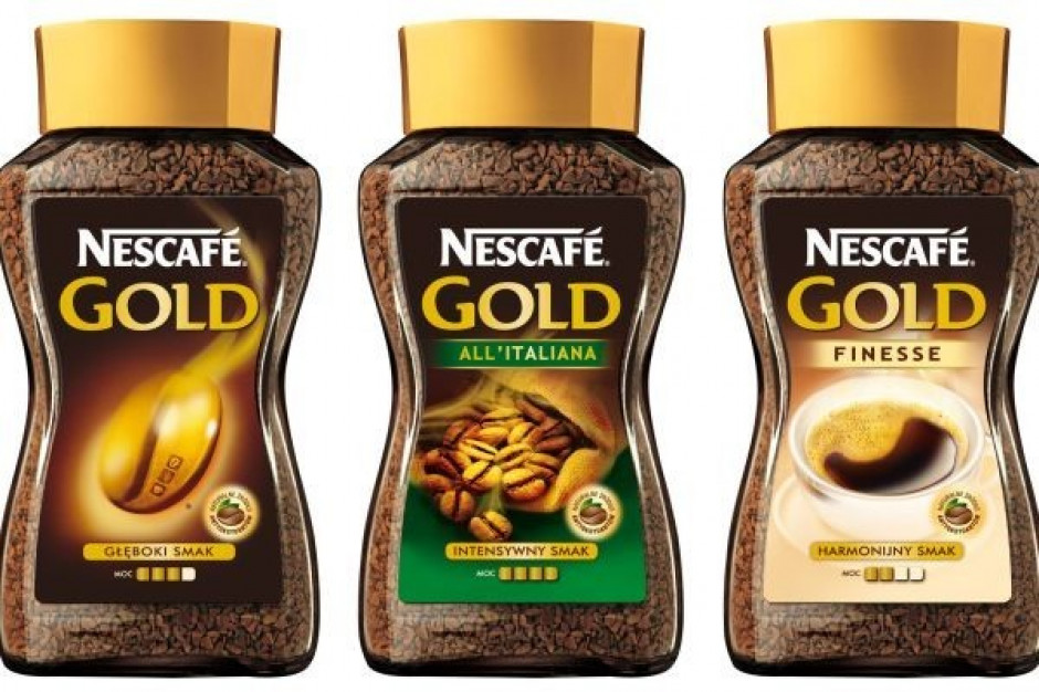 Nescafe o różnych mocach kawy