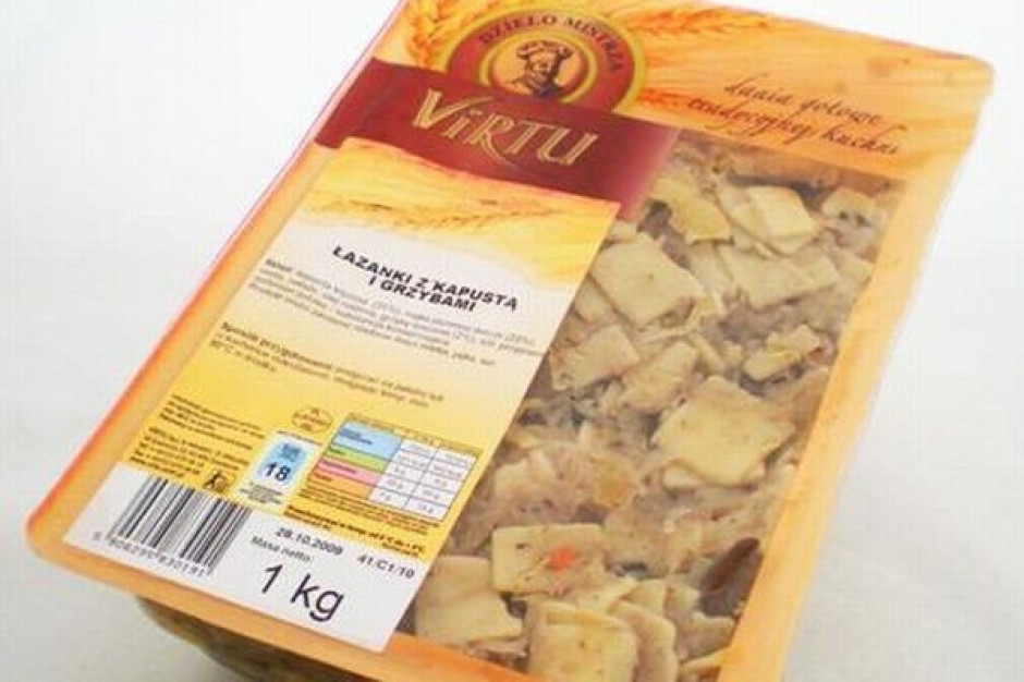 Łazanki z kapustą i grzybami Virtu