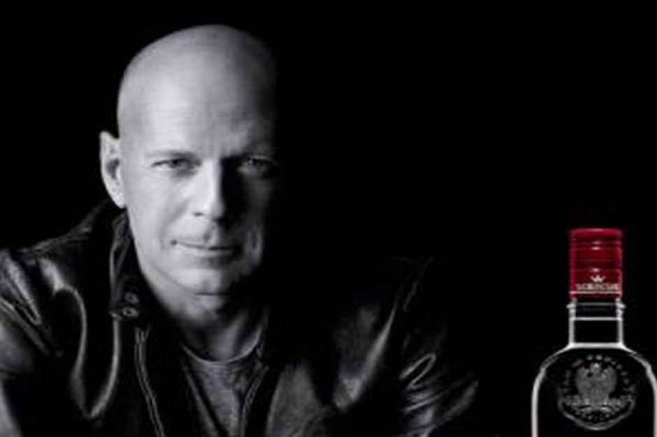 Bruce Willis reklamuje wódkę Sobieski