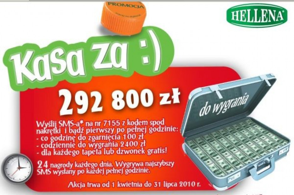 Jutrzenka promuje napoje Hellena