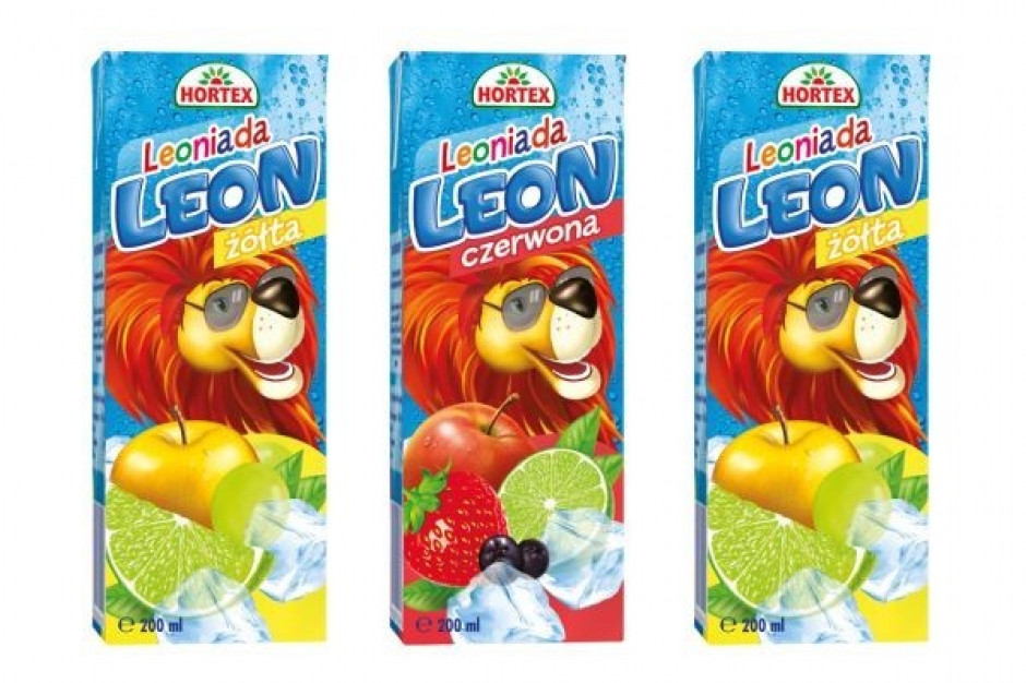 Leoniada - nowy napój dla dzieci w ofercie Horteksu