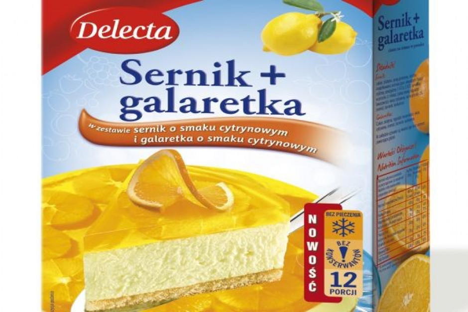 Sernik + galaretka w zestawie – nowość od Delecty