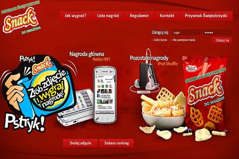 Społem Kielce prowadzi konkurs dla marki Snack