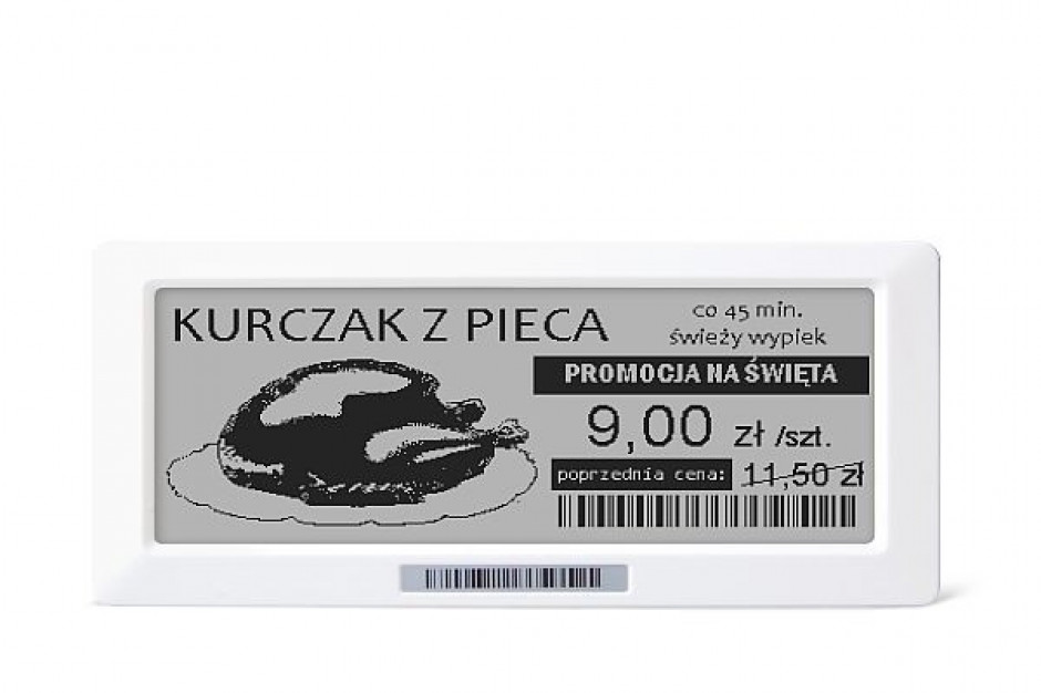 Uniscale oferuje etykiety elektroniczne