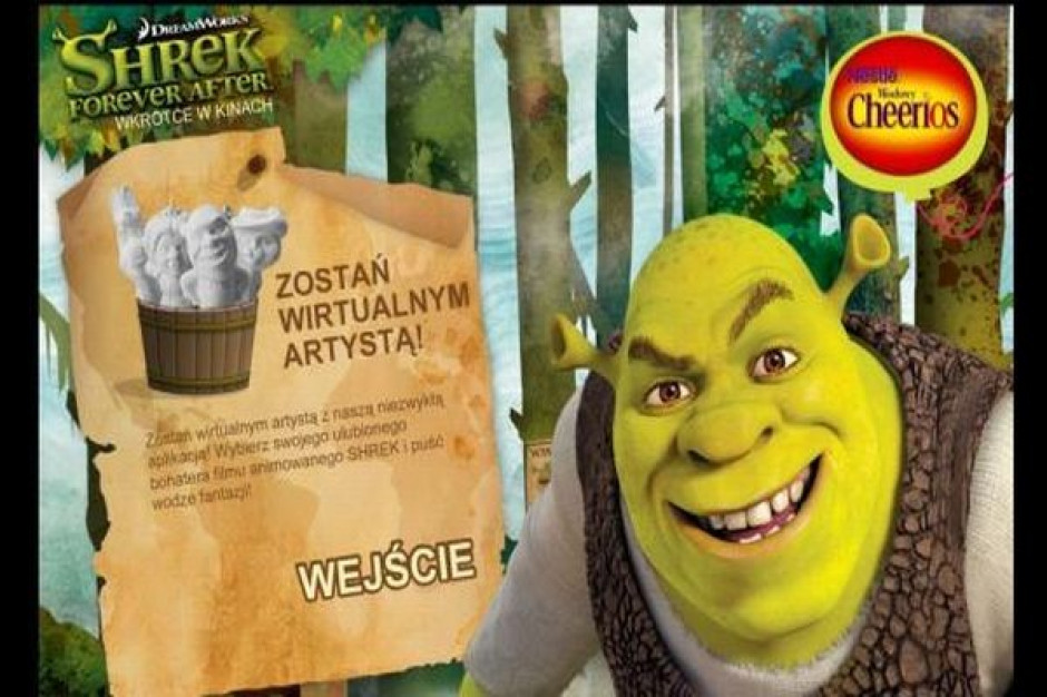 Shrek bohaterem kampanii Nestle