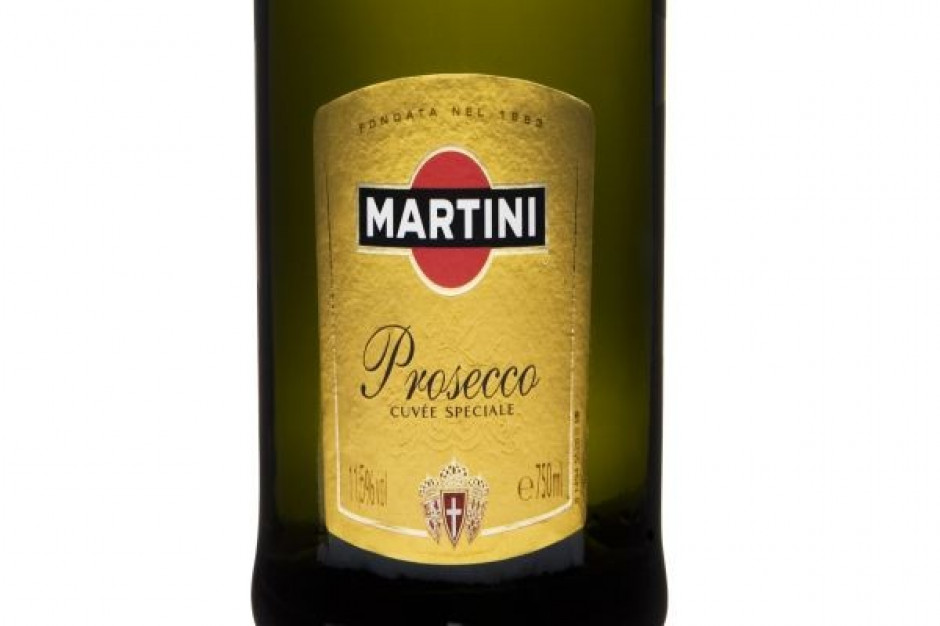 Wytrawne wino musujące Martini Prosecco