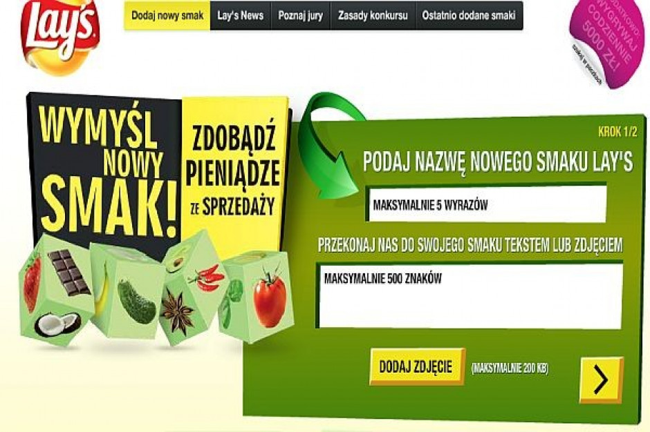 Lay's namawia do tworzenia nowych smaków chipsów